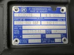 КПП ZF 6S1200 (кап. ремонт, гарантия ) / Венгрия 1350 003 037 